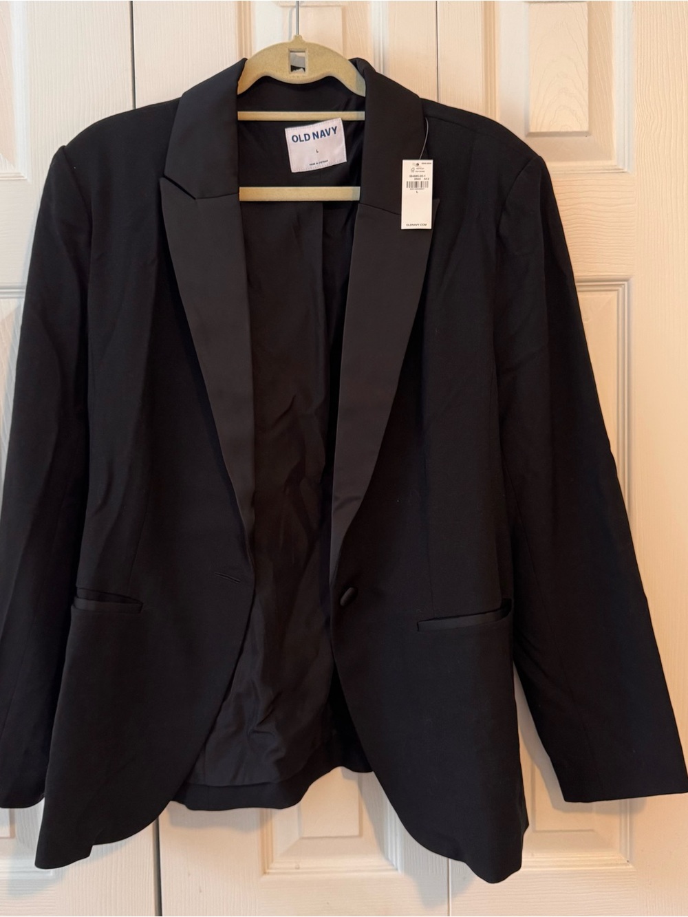 Old Navy Black Women’s Tuxedo Blazer - Classic Tailored Fit
